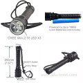 Diving Torch Diving Searchlight 10W Xml2 Led Lantern